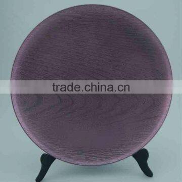 Newest Design Oval Plastic Wedding Cheap Charger Plates Wholesale/plastic Blue Charger Plates photo-5