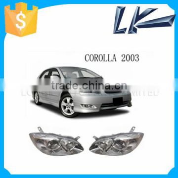 Auto Spare Parts Car Head Light For Toyota Corolla 2003