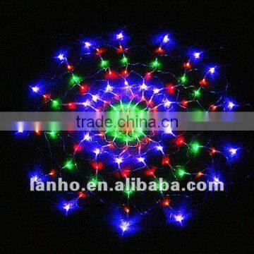 Colorful RGB Net 120 LED Light For Christmas Party Wedding US Plug 110V