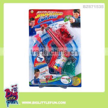 2 in 1 shooting toy gun paintball