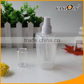 Empty Natural Color 150ml Plastic Bottle With White Spray for Toner Packaging photo-3