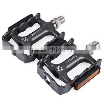 2 Pcs SETSAIL 921 DU Bering Mountain Bike Pedals Aluminum Alloy With Anti-skid Gear Frame Reflective Stripe Bicycle Accessories photo-3