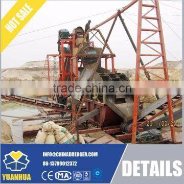 Dredging excavator dragage des mines d'or