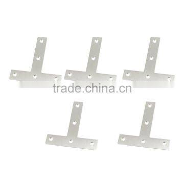 Angle Plate Corner Brace Flat T Shape Repair Bracket 3'' X 3''