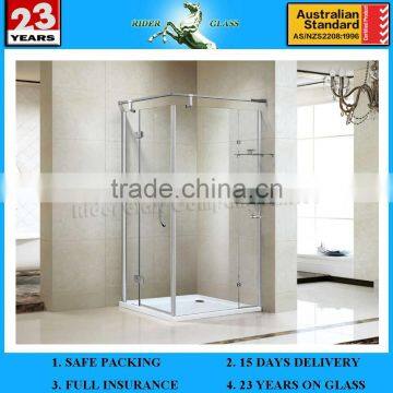 10MM-12MM Rectangle Style Sliding Door Shower Room Glass Supply photo-2