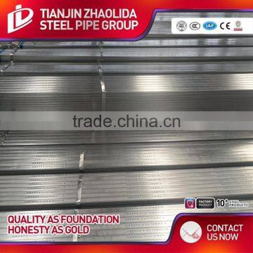 dia 21.3 - 609.6 mm hot rolled hot dipped galvanized welded rectangular tube pipe with low price