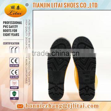 Mining Field CE EN 20345 S5 Safety Boots/PVC Safety Boots With Reflective Stripe/ Professional Factory Cheap Wholesale BOOT photo-5