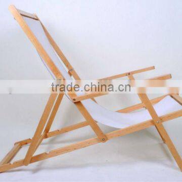 wooden beach chair