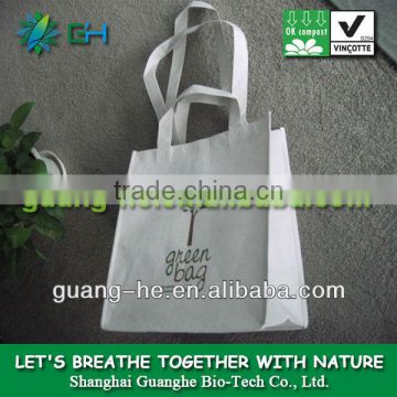 100% compostable Biodegradable Polylactic acid/polylactide/PLA non-woven bag and high quality