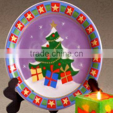 Decorative Ceramic Kids Christmas Plates Cheap photo-4