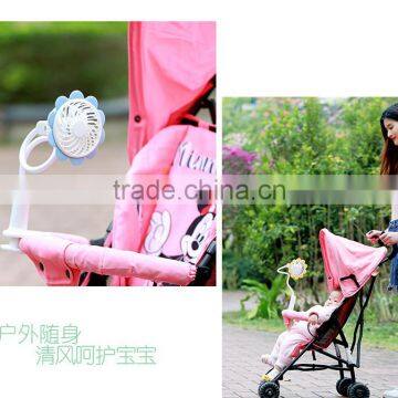 New Style Sunflower USB Charge Air Fan, Foldable Strong Wind Fan For Students photo-4