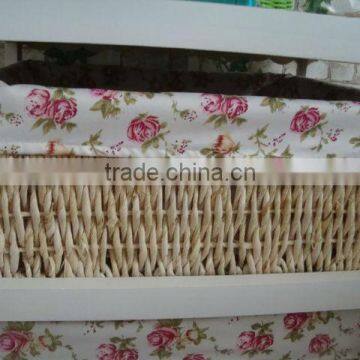 Modern Furniture/wooden Cabinet With Maize Baskets/wooden Chest photo-2