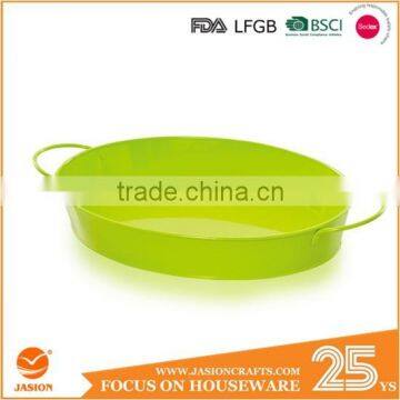 Simple Fresh Metal Food Fruit Round Tray photo-2