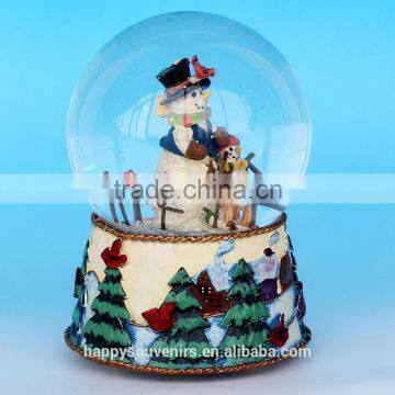 2016 High Quality Christmas Snow Globe With Music Function photo-2
