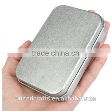 Bulk Lot of 100 Silver Metal Tins Flip Storage Box Case Organize photo-2