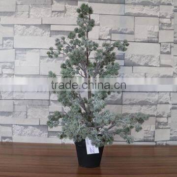 Plastic Mini Podocarpus Tree Bonsai photo-3