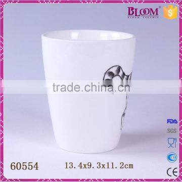 3D Hand-painted Animal Cat Shape Kids Ceramic Mugs photo-4