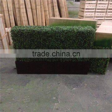 2017 hot sale artificial fake grass boxwood hedge mat