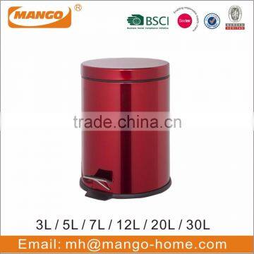 European Stainless Steel Foot Pedal Garbage Bin photo-6