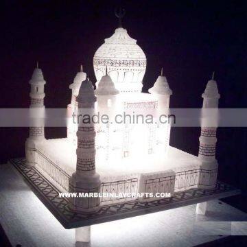 Handcrafted Marble Taj Mahal Sculpture