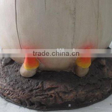 Knock-down Garden Fiberglass Planter Flowerpot photo-3