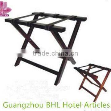 bedroom wood luggage rack