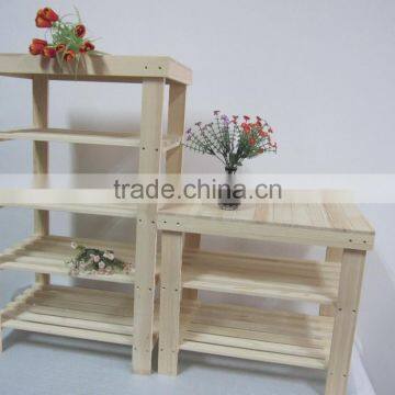 Decoration Hot Sale Wooden Flower Display Shelf photo-4