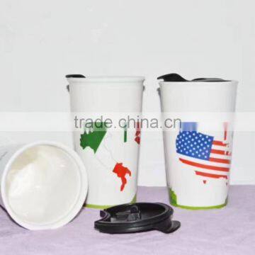 New Arrivel 11oz Ceramics Cup With Cover for Promotional photo-3