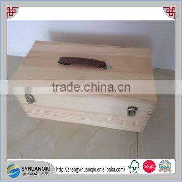 Accept Custom Order and Glossy Lamination Printing Handling wooden cigar boxes for sale