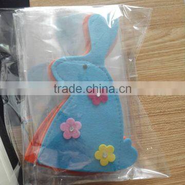 Wholesale High Quality Felt Easter Bag Bunny Decoration in Stock photo-3