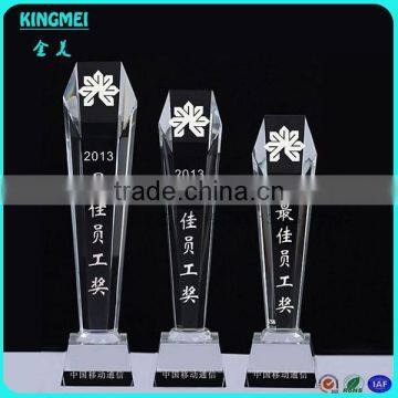 Custom High Quality Golden Star Crystal Trophy Award photo-3