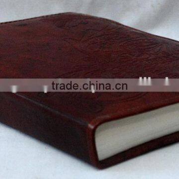 Handmade Vintage Beautiful Embossed Leather Notebook photo-3