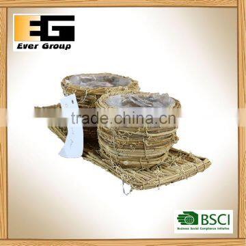 Woven Garden Flower Pot Basket photo-4