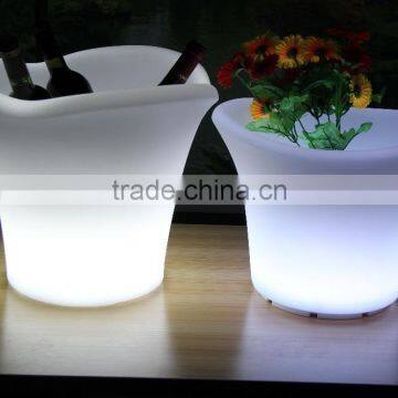 Led Light up Flower Pot, Led Ice Bucket, Garden Decoration Led Flower Pot photo-2