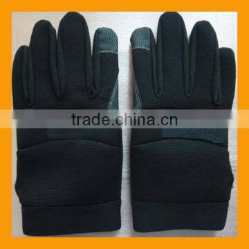 Best Price Anti Slip Palm Dotted Promotional Mechanic Safety Work Gloves Leather Working Gloves For Hand Protection