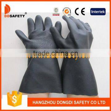 Black Neoprene Gloves With Long Cuff Safety Working Glove