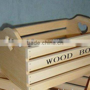 wooden Fruit and Vegetable crate ,Rack,wooden storage boxes & bins