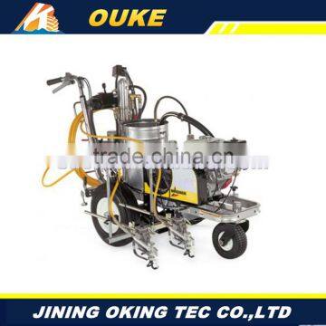 Professional plastic runway making machine,Hand-push Road Making Line Pre-marker Machine with great price