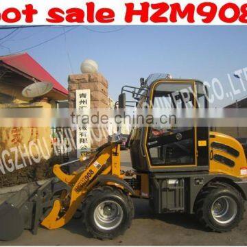 800KG Mini Wheel Loader Price List HZM908 Chinese Wheel Loader With Protection Chain photo-2