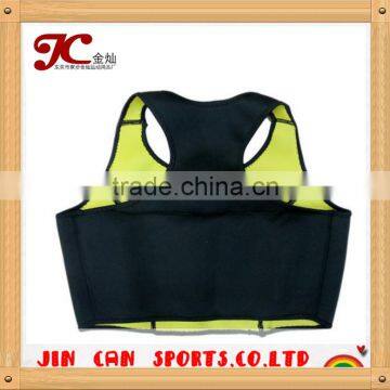 neoprene sweat body shaper corset vest with sleeves