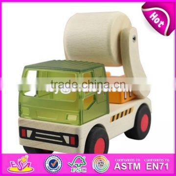 Wholesale Funny Kids Wooden Road Roller Toy Best Sale Children Wooden Road Roller Toy W04A063