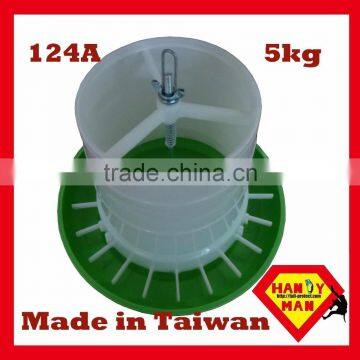 Adjustable Feed Flow Aluminum Lid With Plastic Hopper Base Gear Box Poultry Feeder photo-4