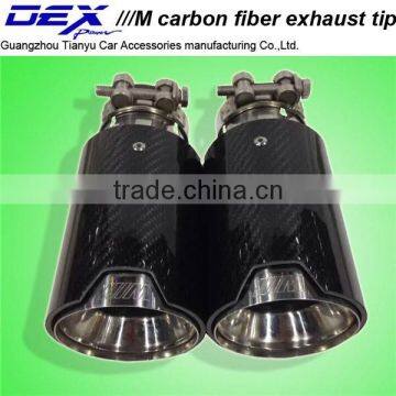 High Quality Best Price Stainless Steel Carbon Fiber Auto Parts Exhaust Muffler Tip for B~MW photo-2