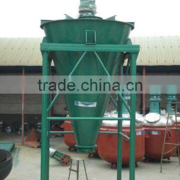 Dual-screw organic fertilizer mixing and granulating machine