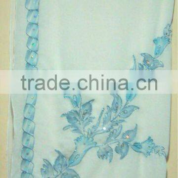 Ladies Embroiderd Square Scarves