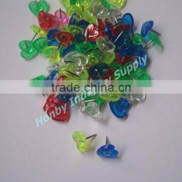 Decorating Office Translucent Heart Shape Thumb tack