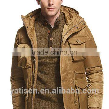 Men's Short Winter Add Cotton Jacket Western-style 2016 New Arrival Casual Coat for Men&OEM photo-2
