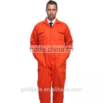 Wholesale Custom Unisex Uniform Work Clothes Safety Orange Cheap Overalls Workwear photo-2