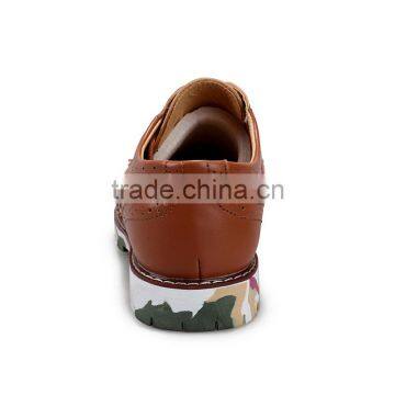 Fashion Stylish Camouflage Leather Casual Shoes Fashion Men High Quality, Made in China Casual Men Shoes Have Sample for Male photo-2