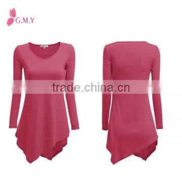 Womens Knit Tunics With Unbalanced Hem Line, Latest Women Clothes Fashion photo-2